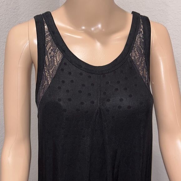 NWOT-Free People black asymmetrical little black dress. - Picture 5 of 8